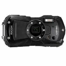 Ricoh - WG-80 Waterproof Digital Camera - Black