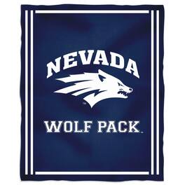 Vive La Fete - Nevada Wolf Pack 36'' x 48'' Children's Mascot Plush Blanket - Multicolor