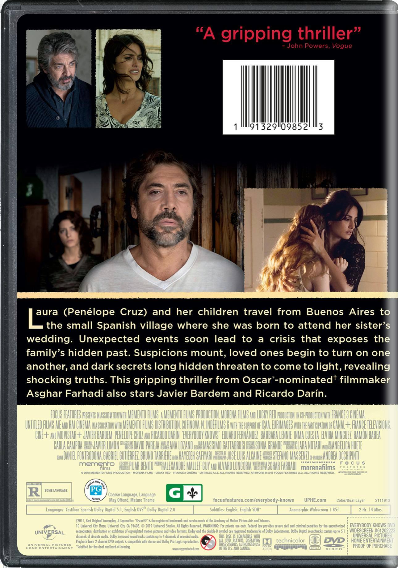 Angle. Everybody Knows [DVD].