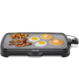 Chefman - All-Purpose 10" x 20" Nonstick Extra-Large Griddle - Gray