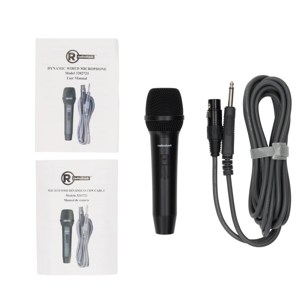 R radioshack DYNAMIC WIRED MICROPHONE Model 3202723 User Manual  
CARE  
radioshack - R radioshack MICRFONO DINMICO CON CABLE Modelo 3202723 Manual de usuario