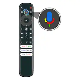 VINABTY - New RC813 FJB1 Voice Replace Remote Control Fits for TCL TV S3/S4/S5/Q5/Q6/Q7/QM7/QM8 Series 65QM850G 55Q670G 65Q670G - Black