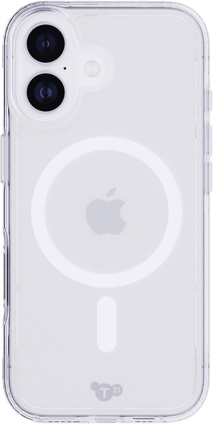 Front. Tech21 - Tech21 EVC-17 ( iPhone 6.3" (2025) MagSafe ) Evo Clear - Clear.