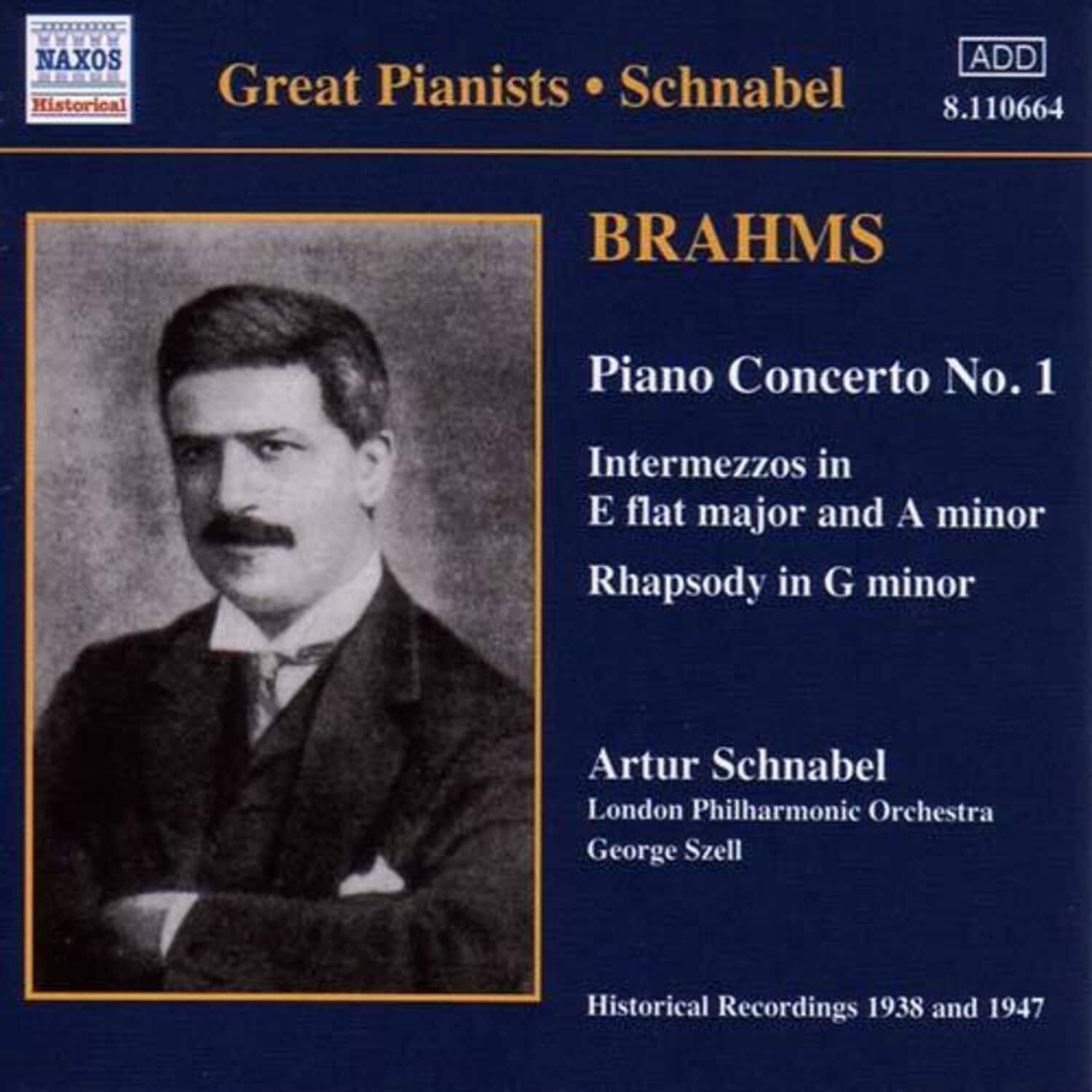 Schnabel - Piano Concerto No. 1  - COMPACT DISCS