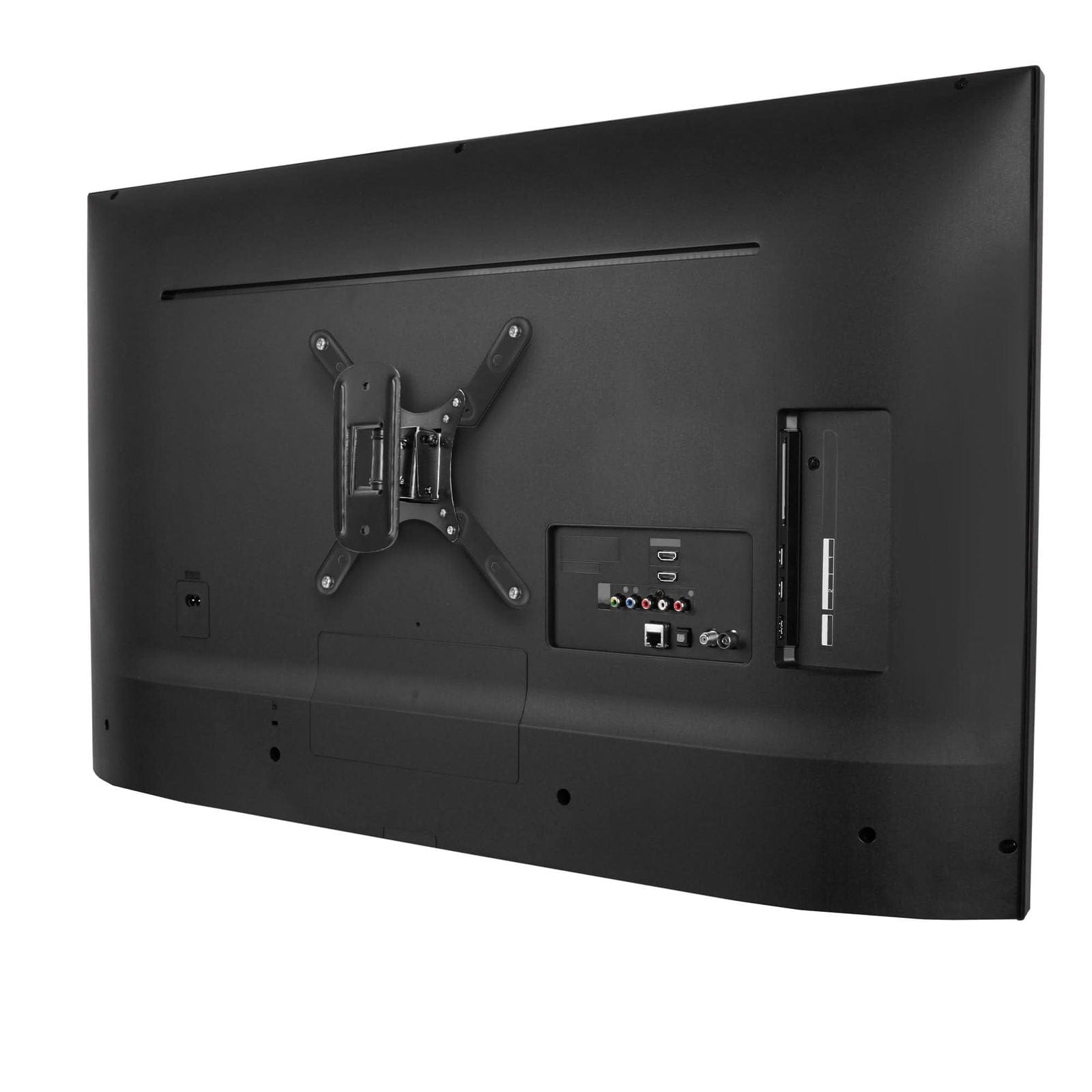 Alt View 4. Mount-It! - Single Stud Tilt & Swivel TV Wall Mount for 17–50" – Compact, Full Motion, VESA Compatible, Easy Install - Black.