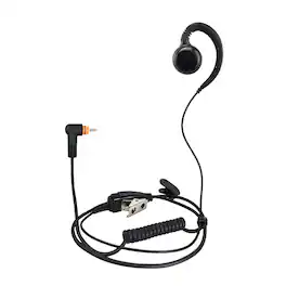 ProMaxPower - Swivel Earpiece with PTT Mic for Motorola SL300, TLK110 & Other Radios - Coiled