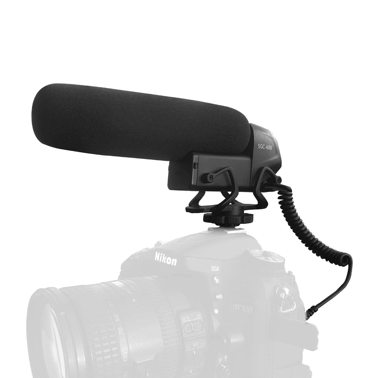 METALTON - Sgc 600 Universal Microphone Video For Android Phone Canon nikon sony Camera Camcorder 3 Mic With Shock - Default