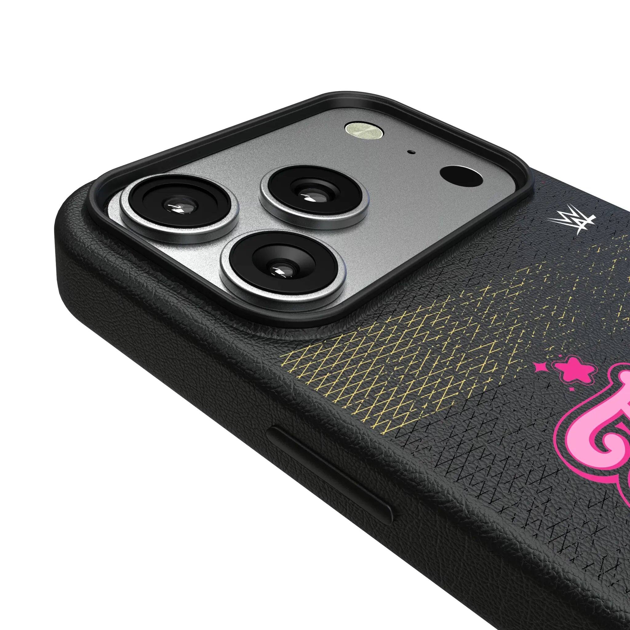 Left. Keyscaper - WWE Steel MagSafe Compatible Phone Case - Apple iPhone 17 Pro - Tiffany Stratton.