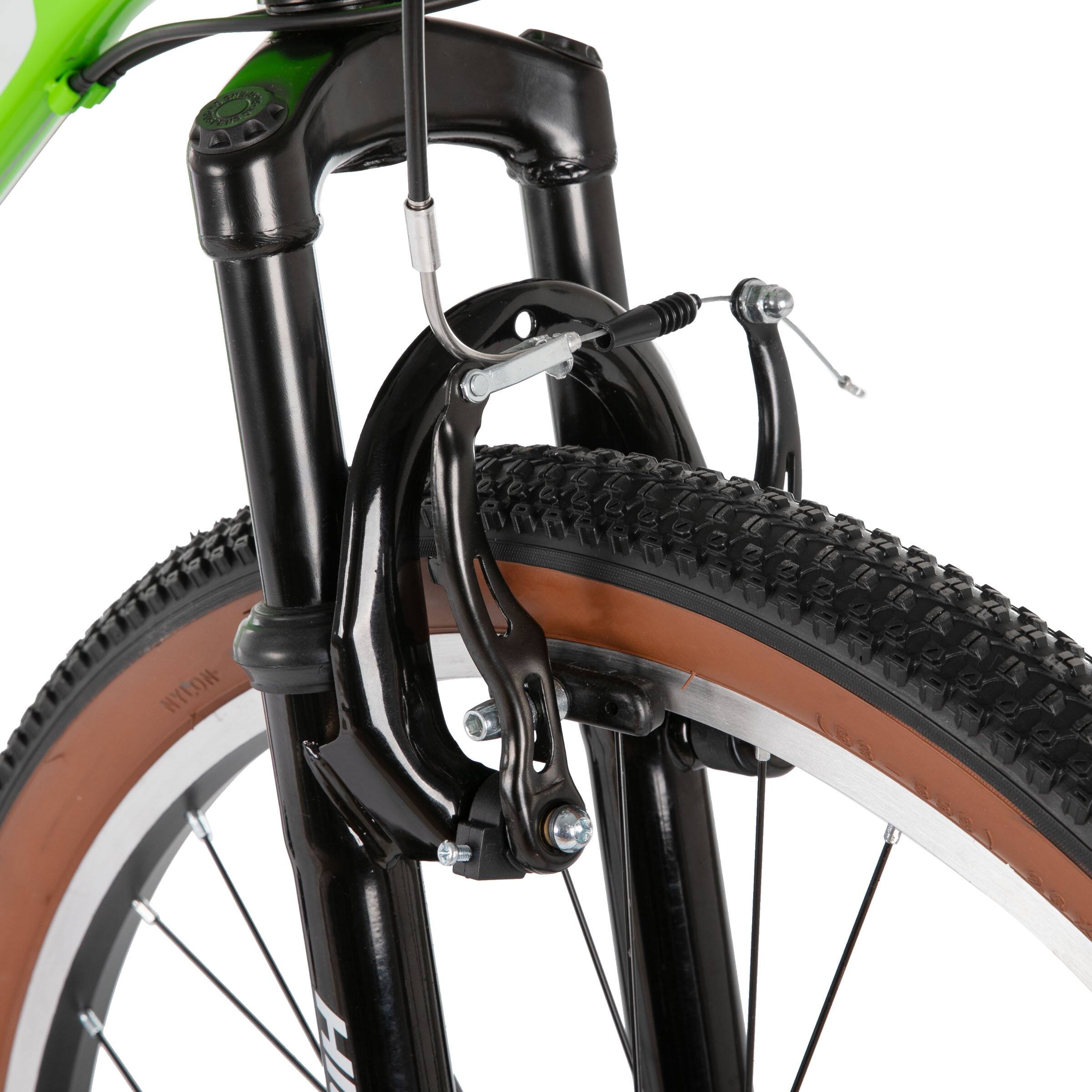 Alt View 7. HILAND - HILAND Vortex 26" Mountain Bike - Shimano 21-Speed - Front Suspension - Beginner Friendly MTB for Trails - Green - Green.