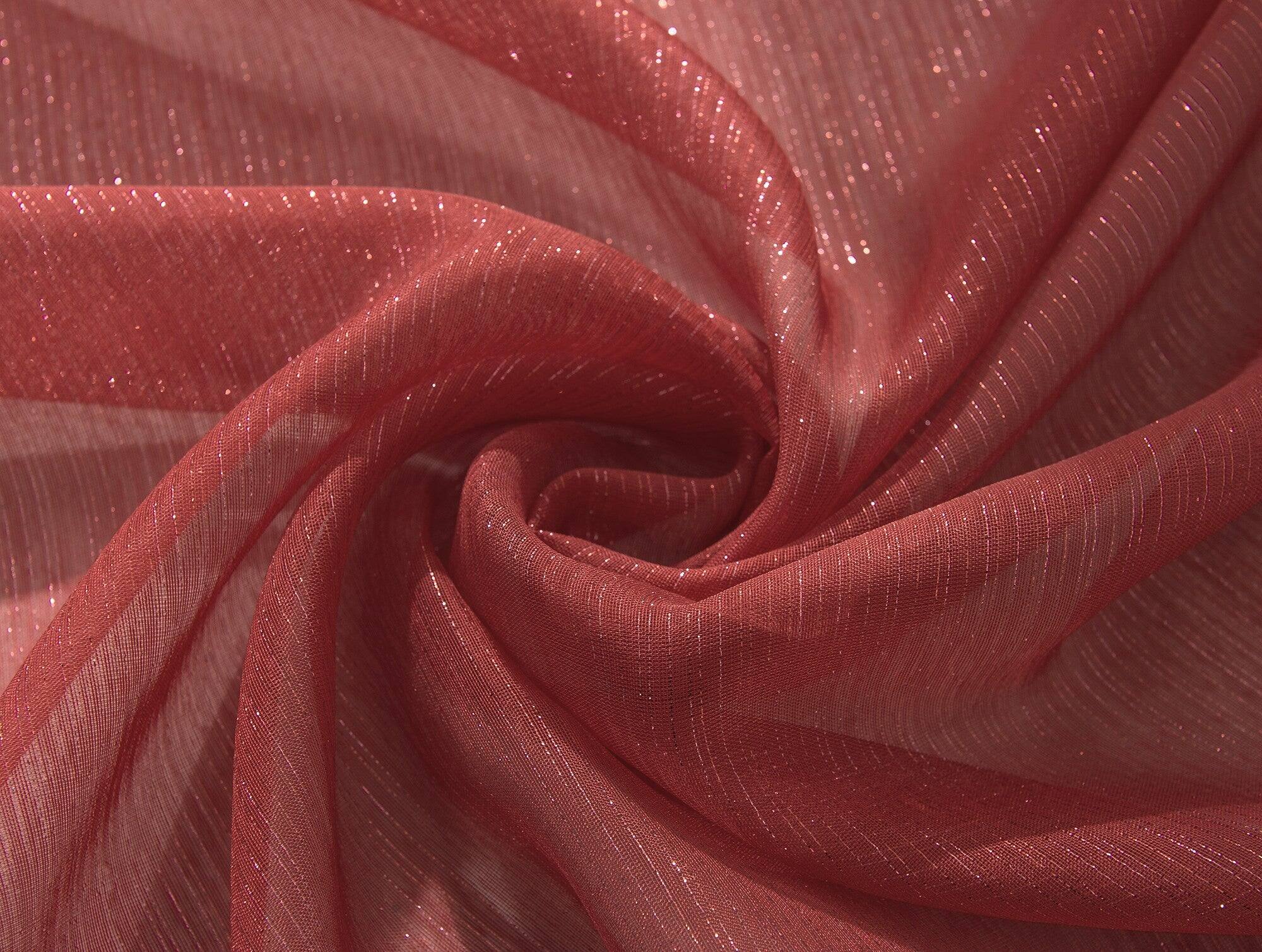 Back. RT Designers Collection - Ramallah Lonnie Red Grommet Curtain Panel - 54x90 Inches for Elegant Window Treatment - Red.