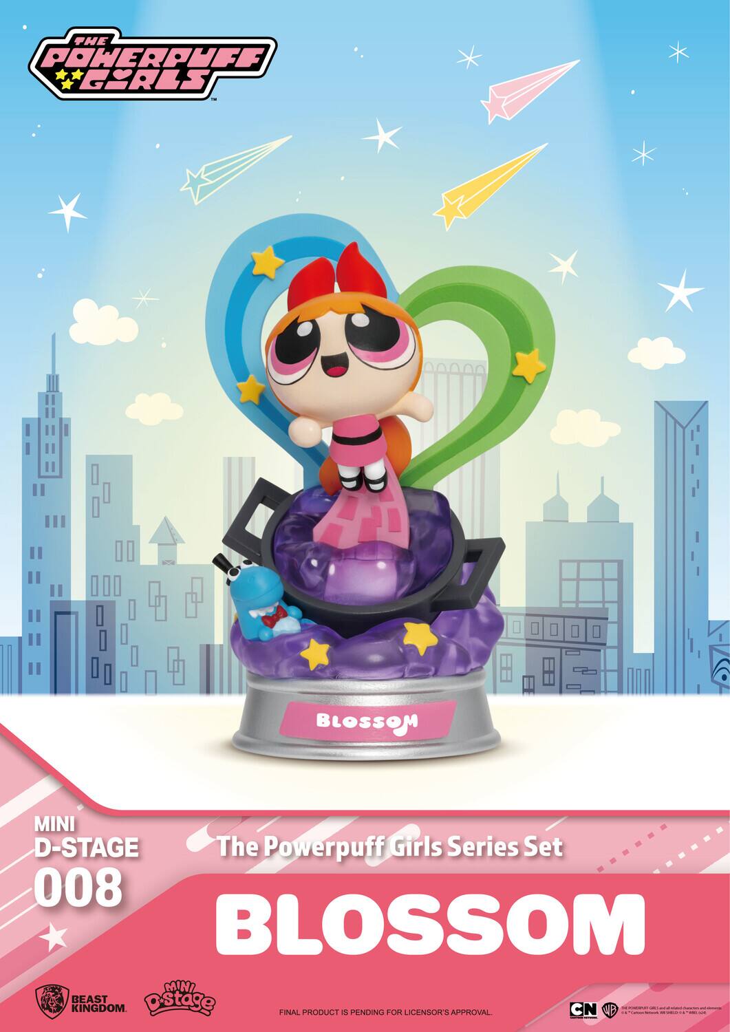 The Powerpuff Girls Blossom Mini D-Stage The Powerpuff Girls Series Set 008 Blossom Mini D-Stage KINGDOM CN NB - / i - Final Product is Pending for Licensor's Approval - i -