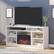 Left. Ameriwood Home - Hendrix 55" TV Stand with Electric Fireplace - Ivory Oak.