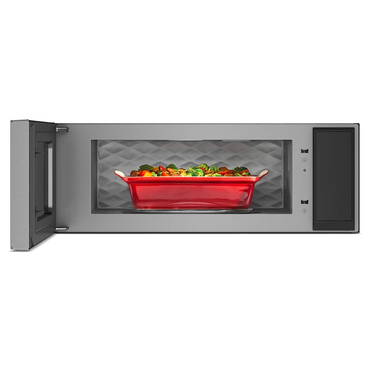 KitchenAid KitchenAid - 1.1 Cu. Ft. Low Profile Over-the-Range Smart Microwave with Sensor Cooking and Dual Fan Ventilation - Stainless Steel Fingerprint Resistant 1