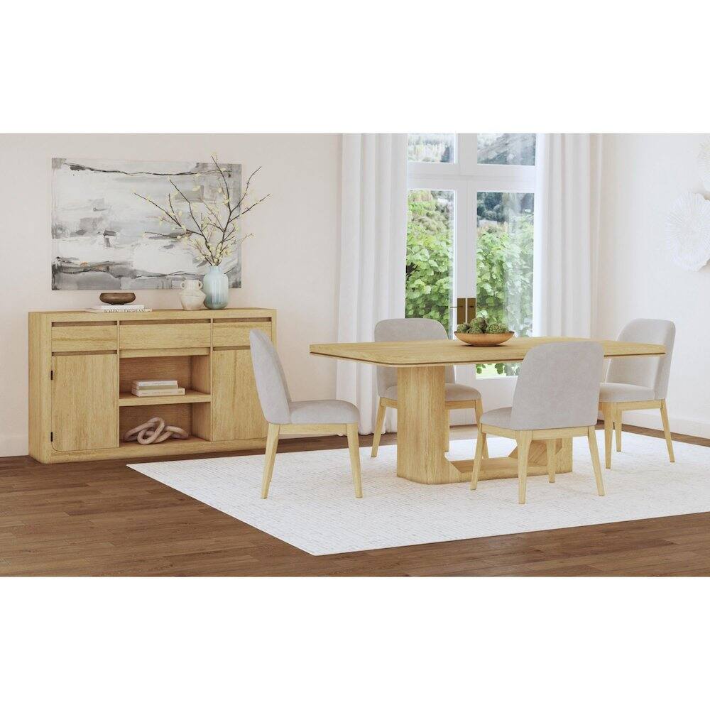 Alt View 1. Picket House Furnishings - Camelot Dining Side Chair in Natural - Tural.