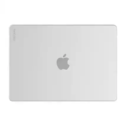 Front. Incase - Incase Hardshell Macbook Pro Case - For Apple MacBook Pro - Textured Dot Design - Clear - 14" Maximum Screen Size - Gray/Clear.