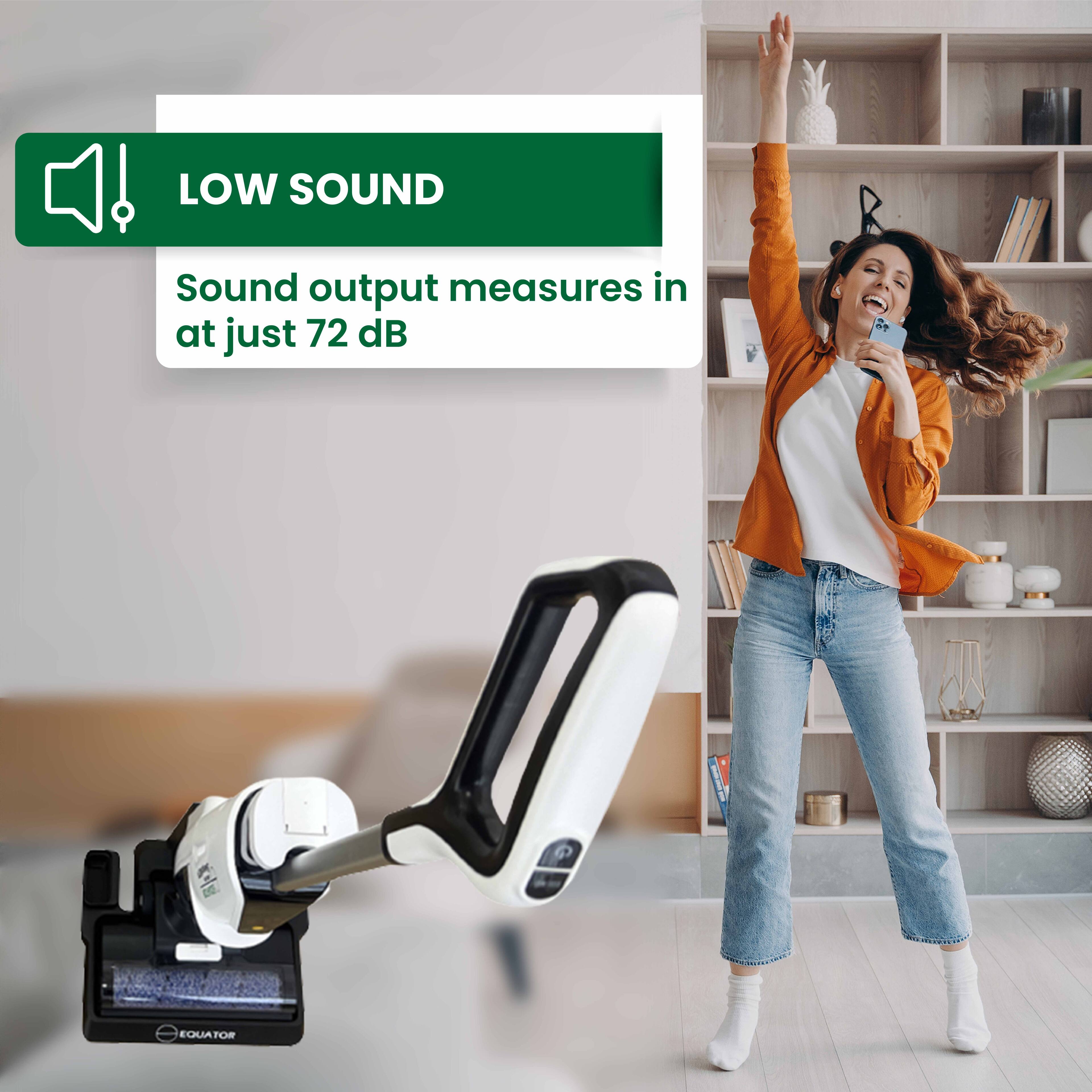 LOW SOUND
Sound output measures in at just 72 dB
EQUATOR