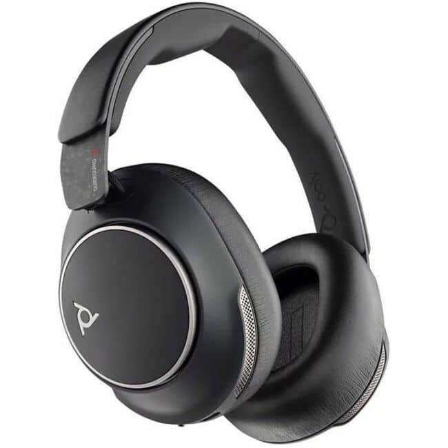 HP - Poly Voyager Surround 80 UC USB-C Headset +USBC/A Adapter - Microsoft Teams Certification - Stereo - USB Type C - Black
