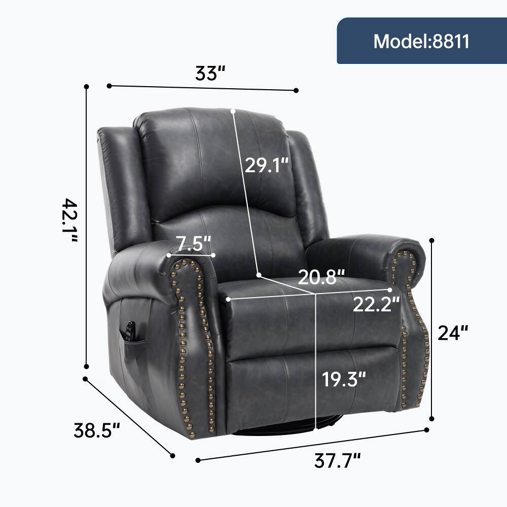 Model: 8811

33"  
42.1"  
7.5"  
29.1" 20.8" 22.2"  
24"  
19.3"  
38.5"  
37.7"