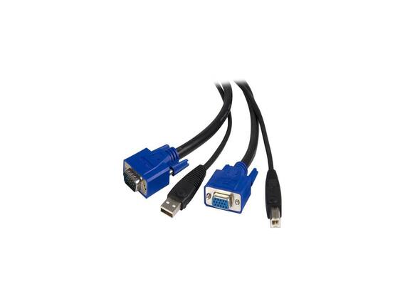 Front. StarTech.com - StarTech.com 6 ft. USB+VGA 2-in-1 KVM Switch Cable SVUSB2N1_6.