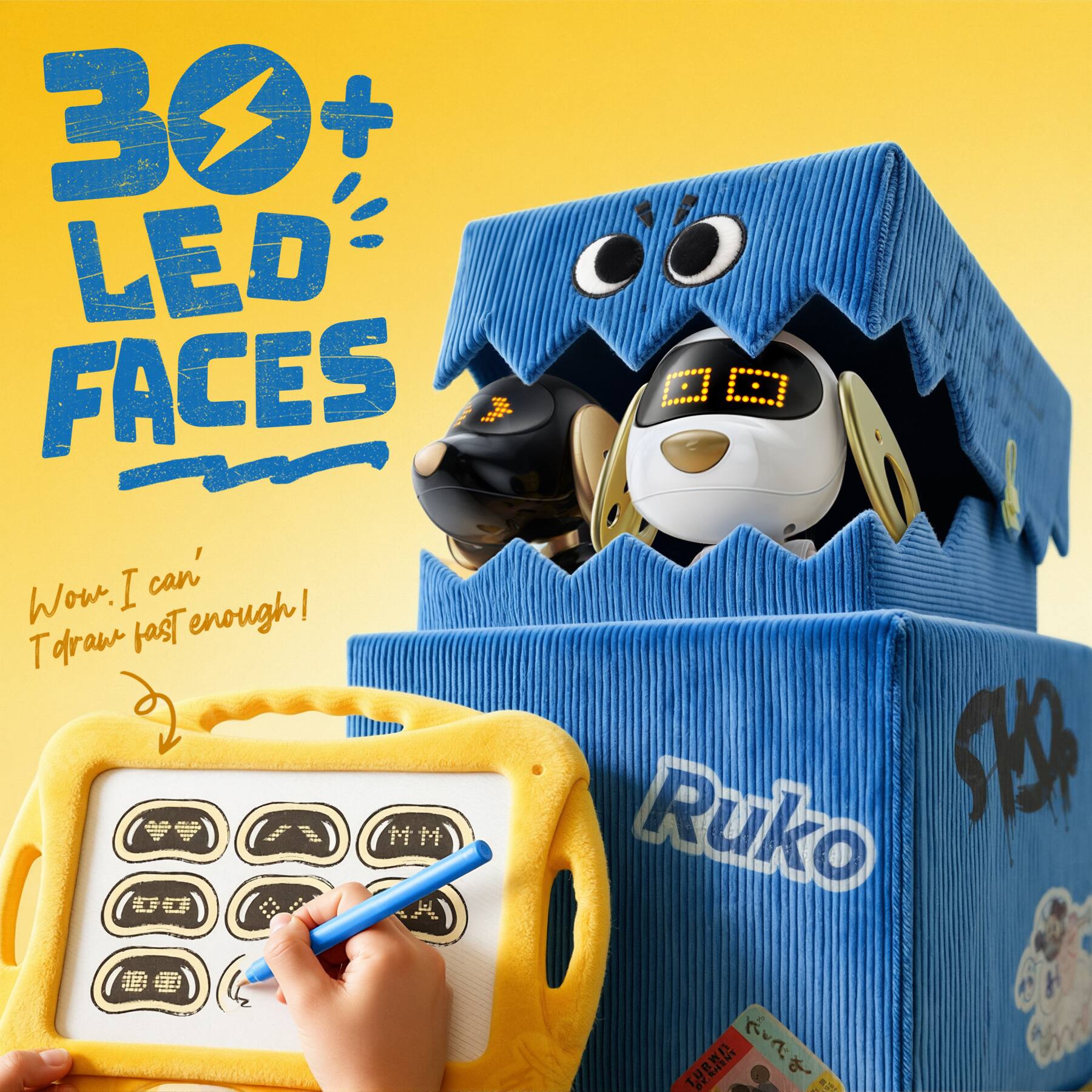 Ruko 18011 Smart Robot Dog Toy for Kids, Interactive Puppy with