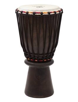 Tycoon Percussion - 10" Bougarabou, Rope-Tuned, Handcrafted Mango Wood Shell, Goat Skin Head, Often Used to Back Up the Djembe
