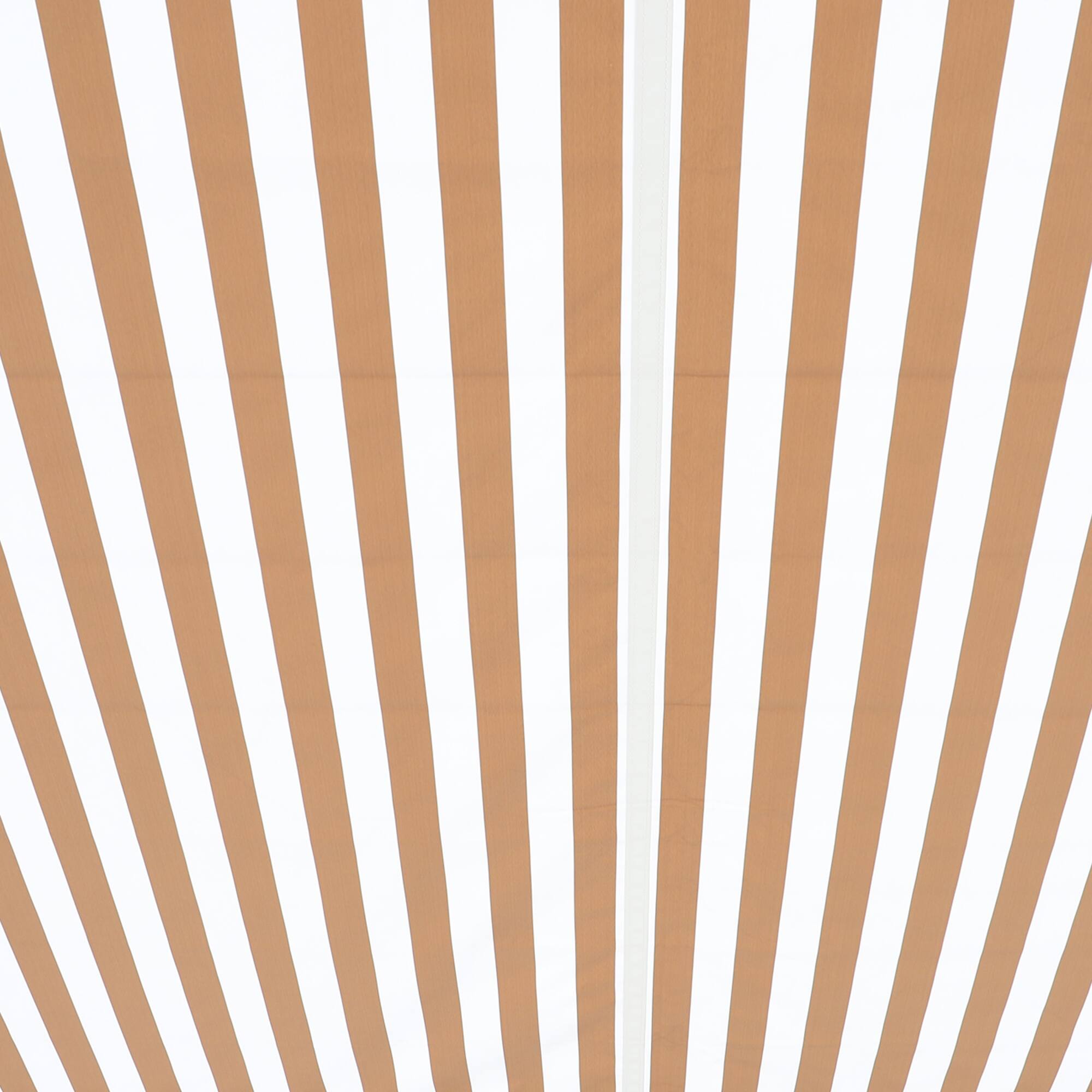 Alt View 7. Outsunny - 10' x 8' Retractable Awning, Patio Awnings, Sunshade Shelter w/ Manual Crank Handle, UV & Water-Resistant Fabric - Beige Stripes.