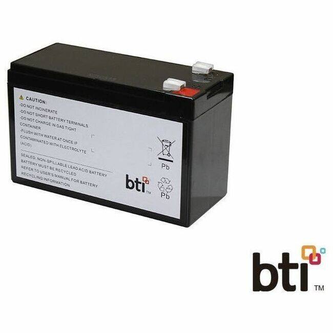 CAUTION:  
- DO NOT INCINERATE  
- DO NOT SHORT BATTERY TERMINALS  
- DO NOT CHARGE IN GAS TIGHT CONTAINER  
- FLUSH WITH WATER AT ONCE IF CONTAMINATED WITH ELECTROLYTE (ACID)  
- SEALED NON-SPILLABLE LEAD ACID BATTERY  
- MUST BE RECYCLED  
- REFER TO USER'S MANUAL FOR BATTERY RECYCLING INFORMATION  

bti™ Pb bti™ Pb
