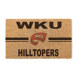 Jardine - Western Kentucky Hilltoppers 18" x 30" Team Logo Doormat - Brown