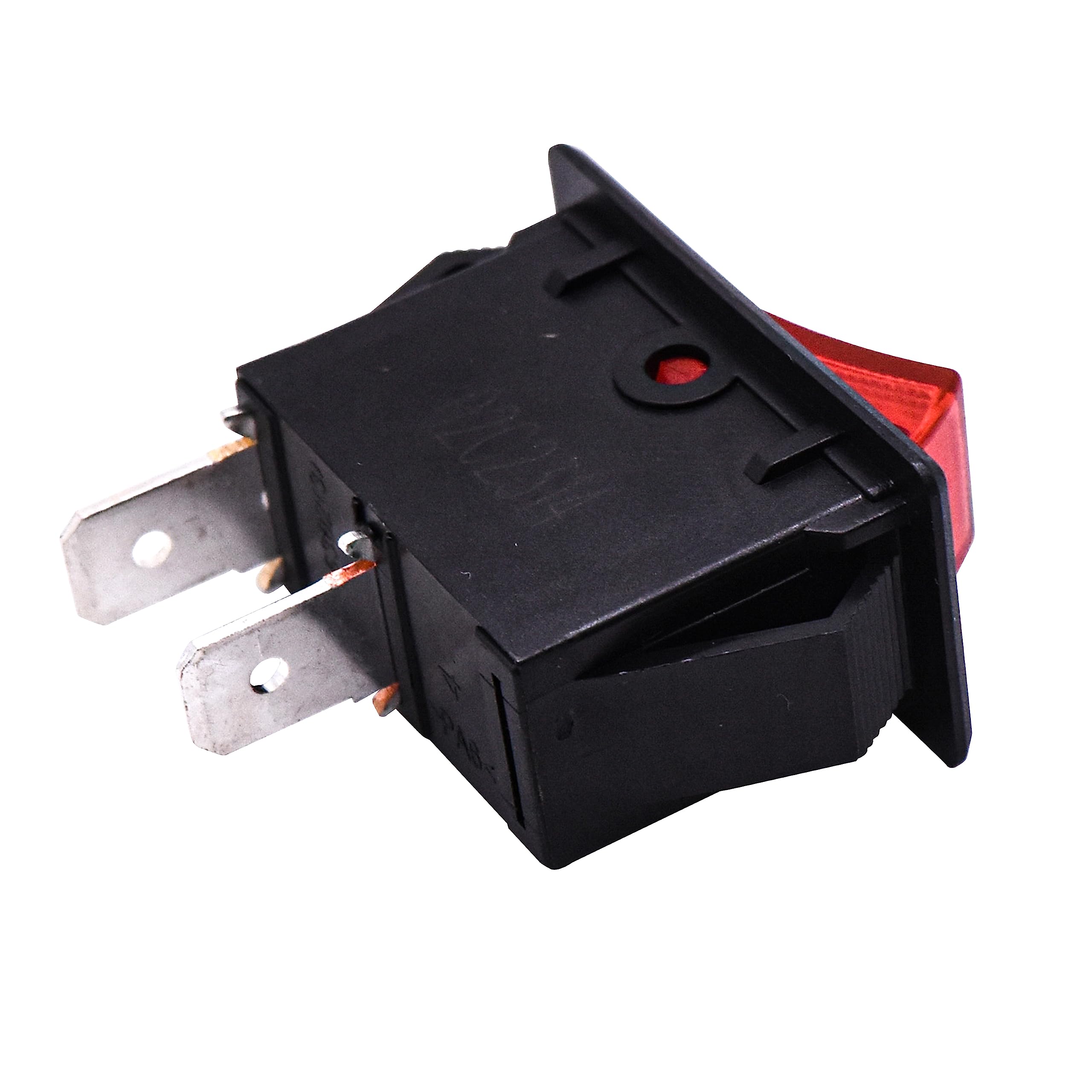 Back. HQRP - On-Off Rocker Switch 2-Prong 16 A 125 V UL Listed Replacement for KEDU HY35B - red.