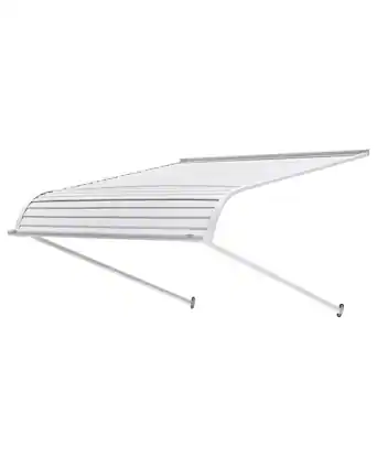 Front. VEVOR - Aluminum Awning 40 x 42 in, Sturdy Window and Door Canopy, Lightweight and Durable Aluminum Exterior Cover - Black.