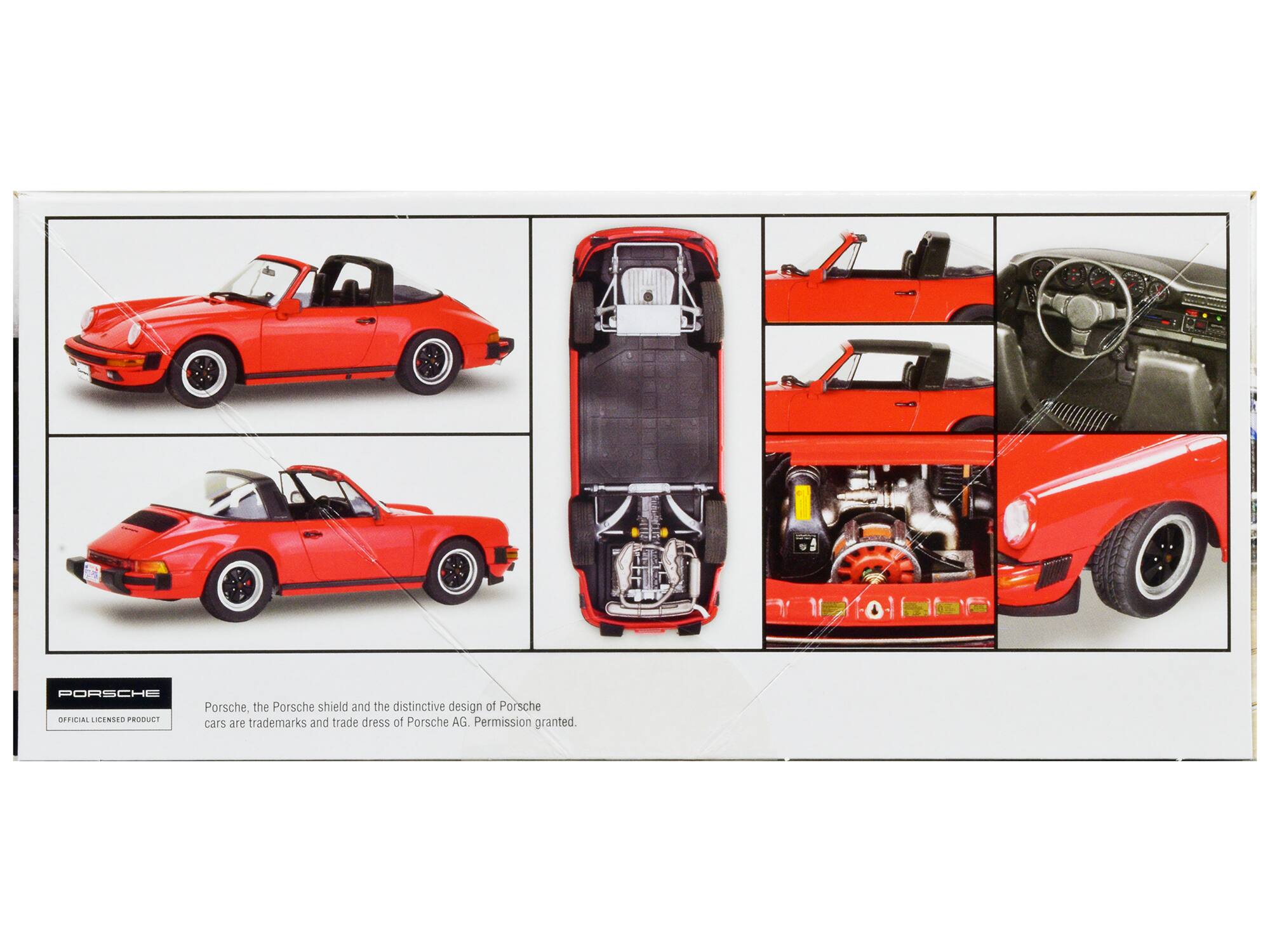 PORSCHE OFFICIAL LICENSED PRODUCT  
Porsche, the Porsche shield and the distinctive design of Porsche cars are trademarks and trade dress of Porsche AG. Permission granted.