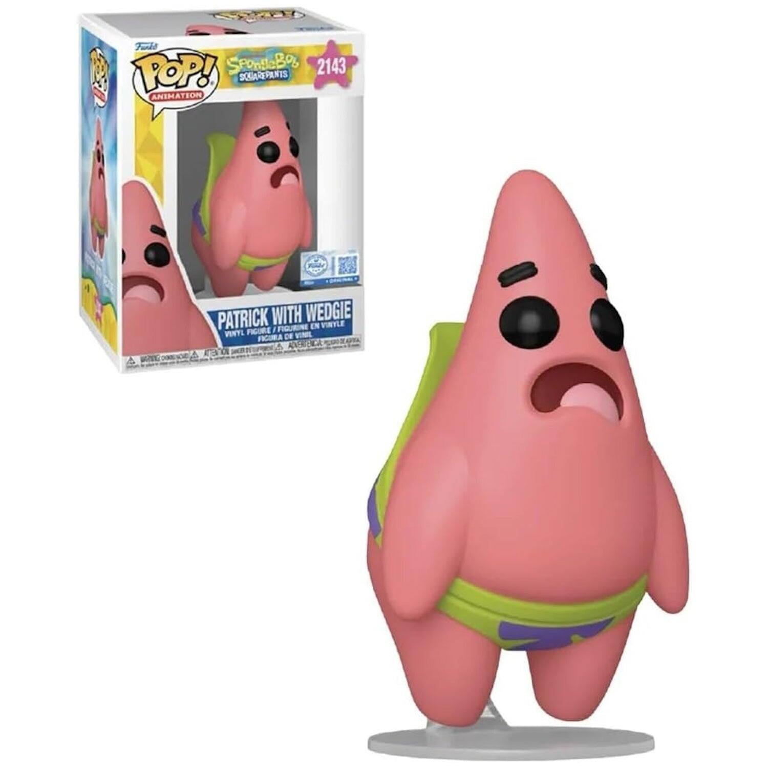 Funko POP! Animation SpongeBob 2143 Patrick with Wedgie Vinyl Figure