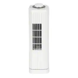 Optimus - F-7348WH 14 Inch Portable Ultra-Slim Desktop Tower Fan - White