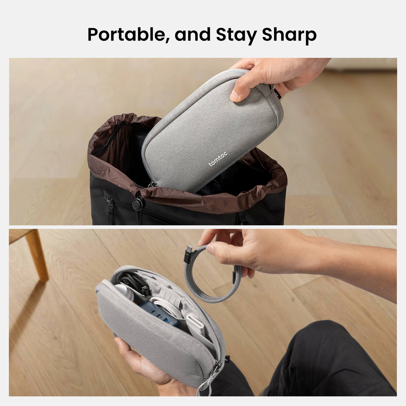 Portable and Stay Sharp tomtoc.