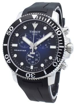 Tissot - Seastar 1000 T120.417.17.041.00 T1204171704100 Chronograph 4 Jewels Quartz 300M Men's Watch - Blue