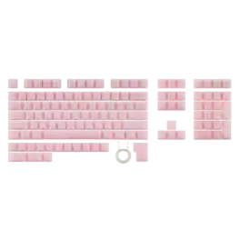 EPOMAKER - Lusterfly Jelly Keycaps Set - 123 Keys Double-Shot Laser Engraved, MDA Profile, ABS+PC - Pink