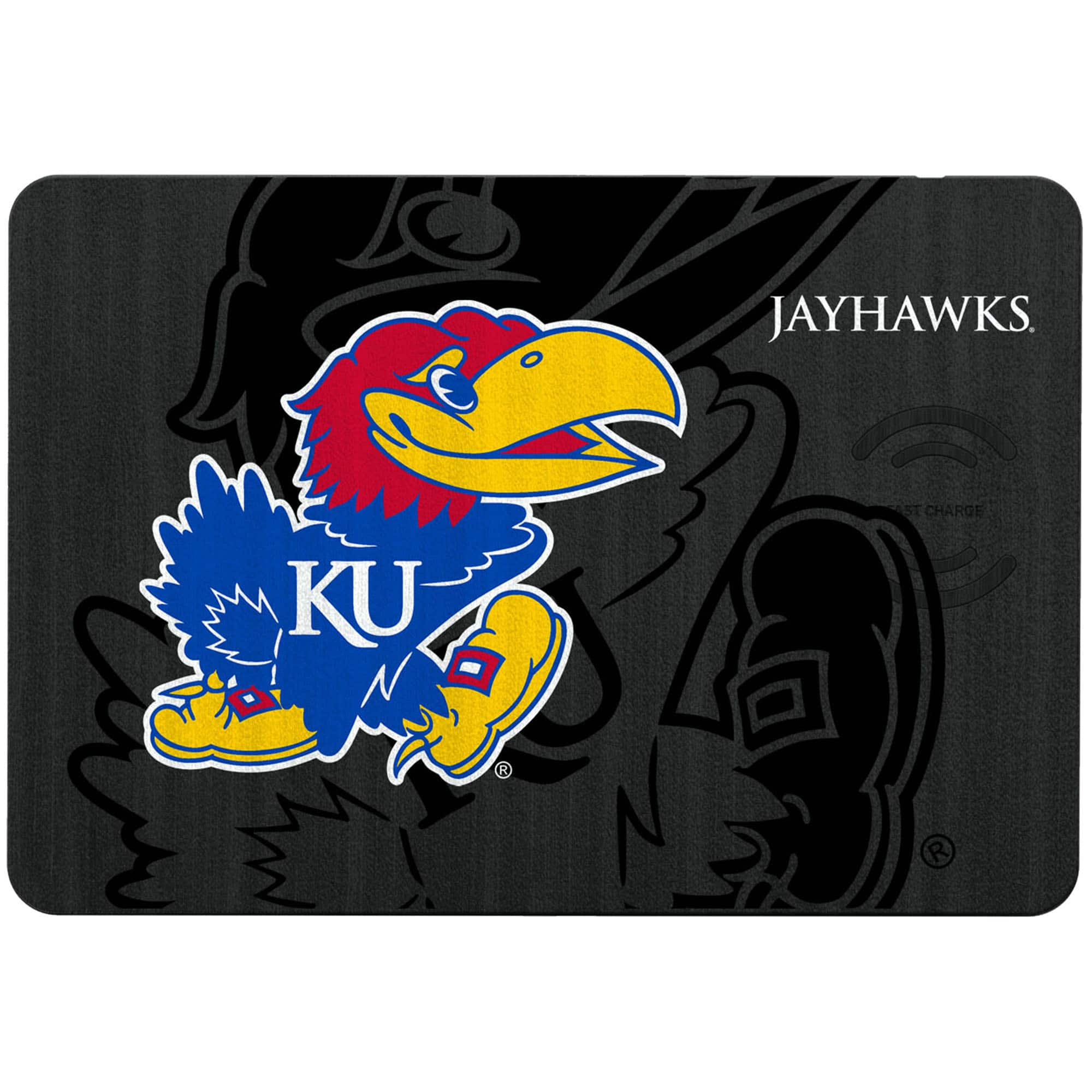 Keyscaper - Kansas Jayhawks Wireless Charger and Mouse Pad - Multicolor