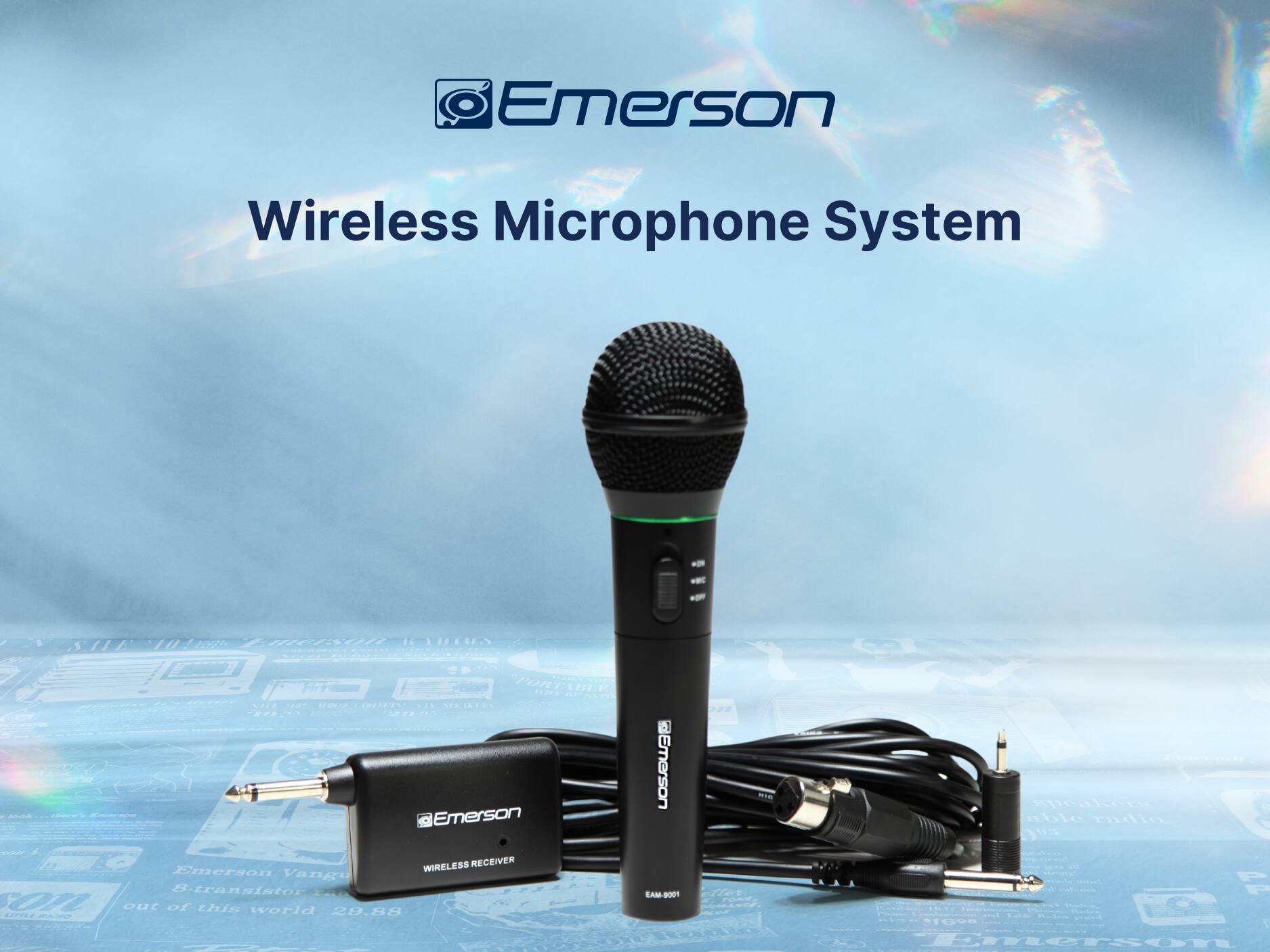 Emerson Wireless Microphone System
Emerson Wireless Receiver
Emerson Vanguard S-transistor
Emerson EAM-8001