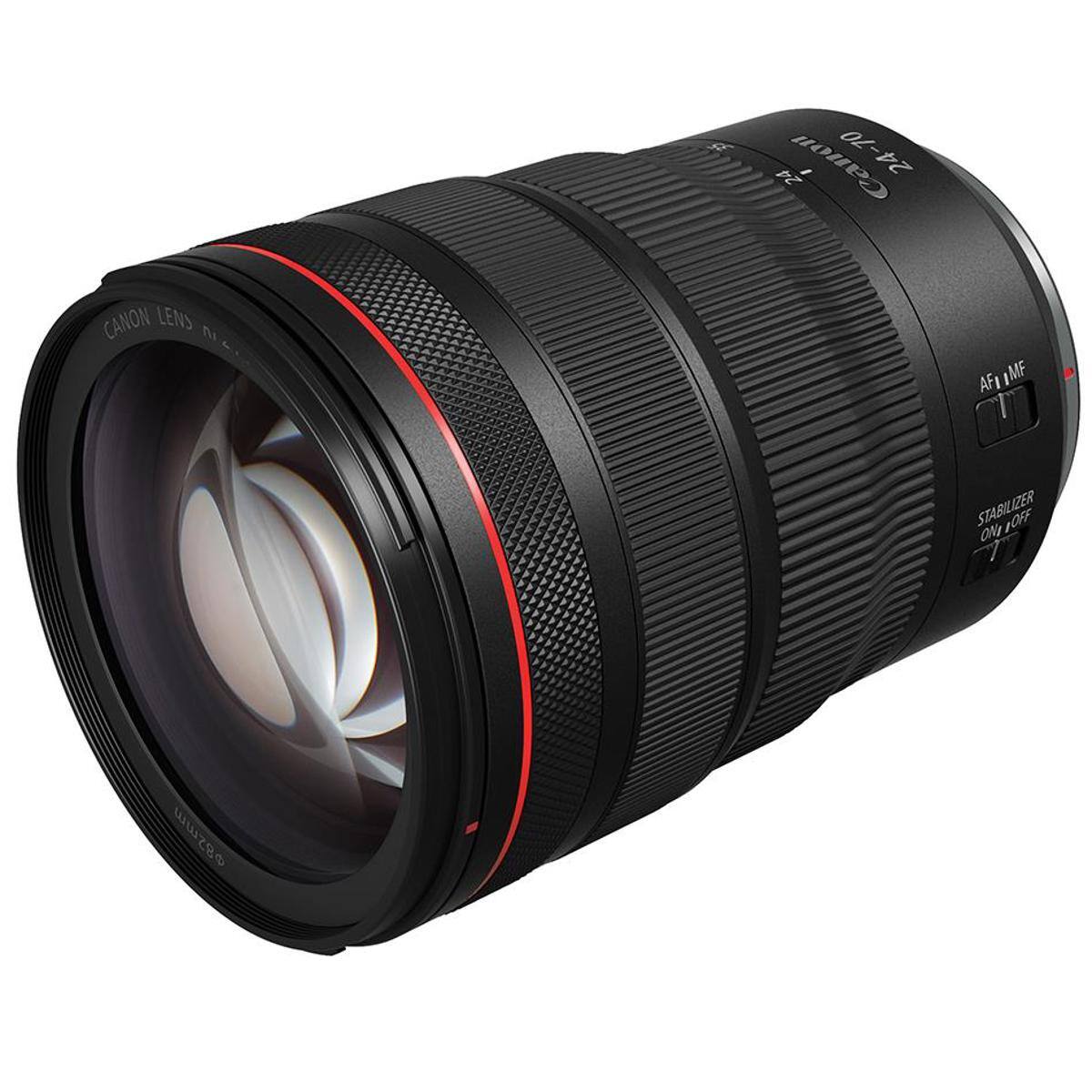 24-70mm Canon Lens 2
AF/MF
Stabilizer ON/OFF
82mm