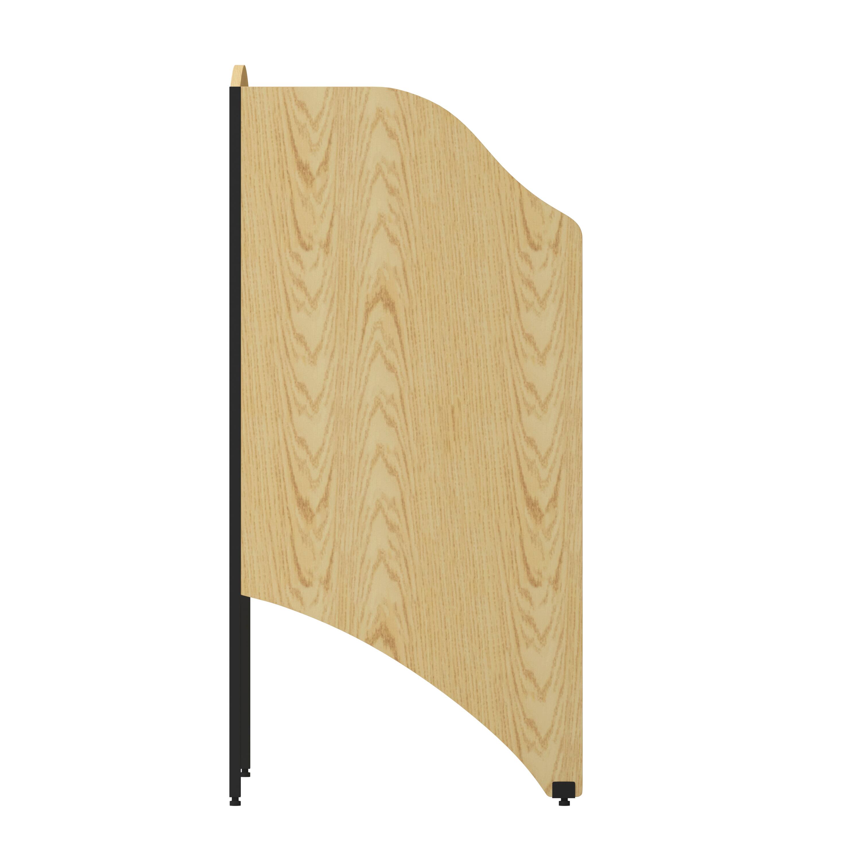 Alt View 8. Emma + Oliver - Starter Study Carrel Home School Furniture - Oak.