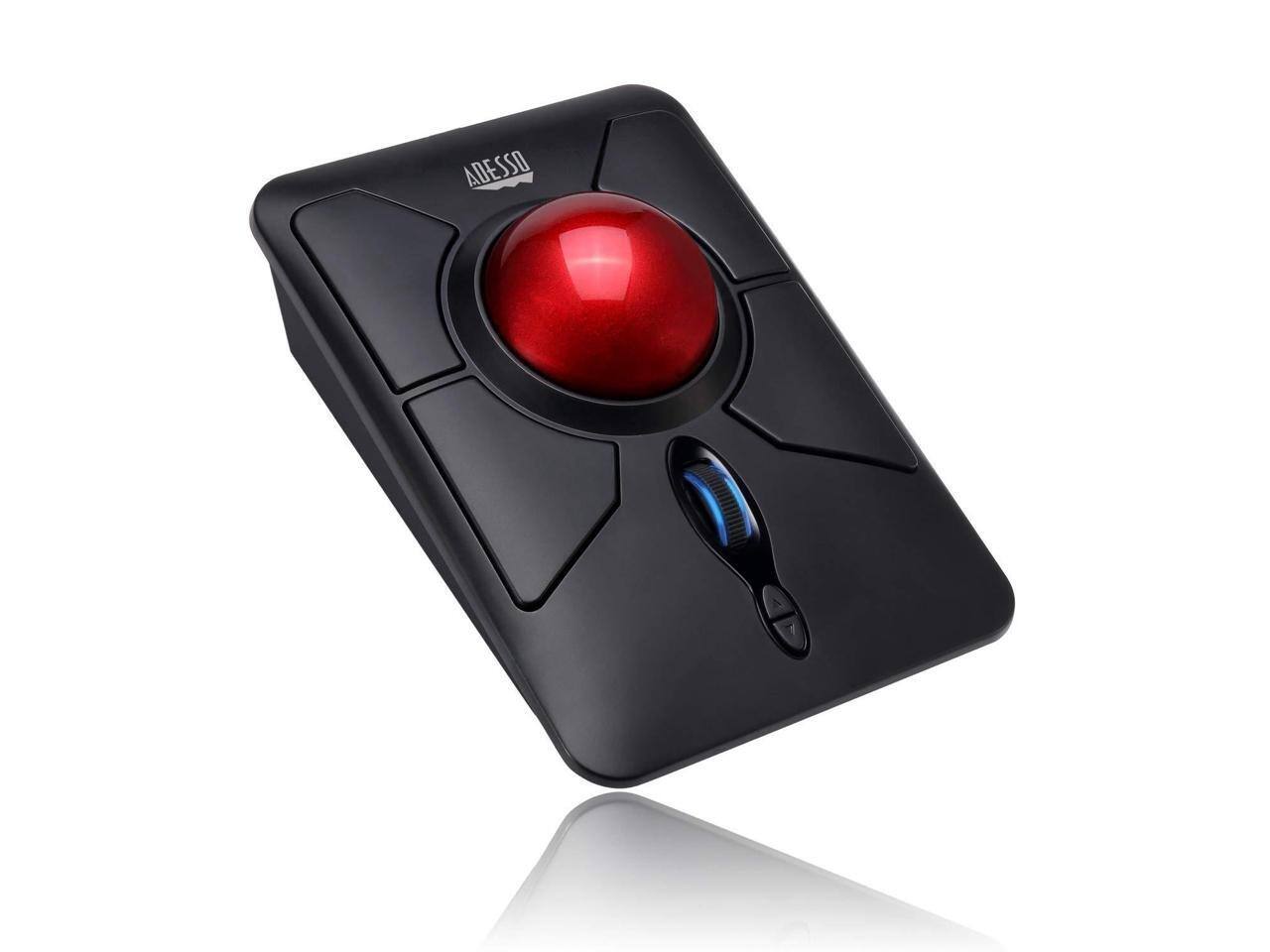 Alt View 7. Adesso - Adesso iMouse T50 - Wireless Programmable Ergonomic Trackball Mouse - Black.