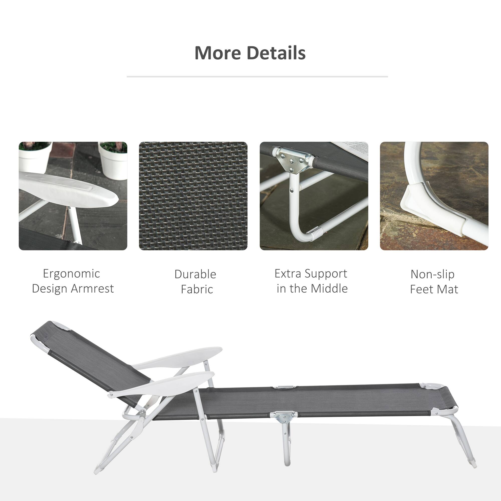 More Details
Ergonomic Design Armrest
Durable Fabric
Extra Support in the Middle
Non-slip Feet Mat