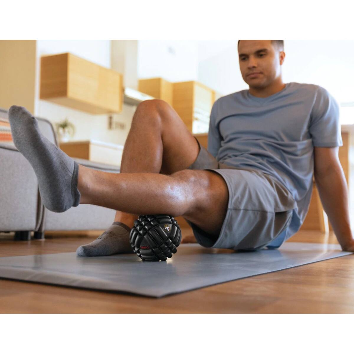 Alt View 3. TriggerPoint - TriggerPoint GRID X Massage Ball - Black - Black.