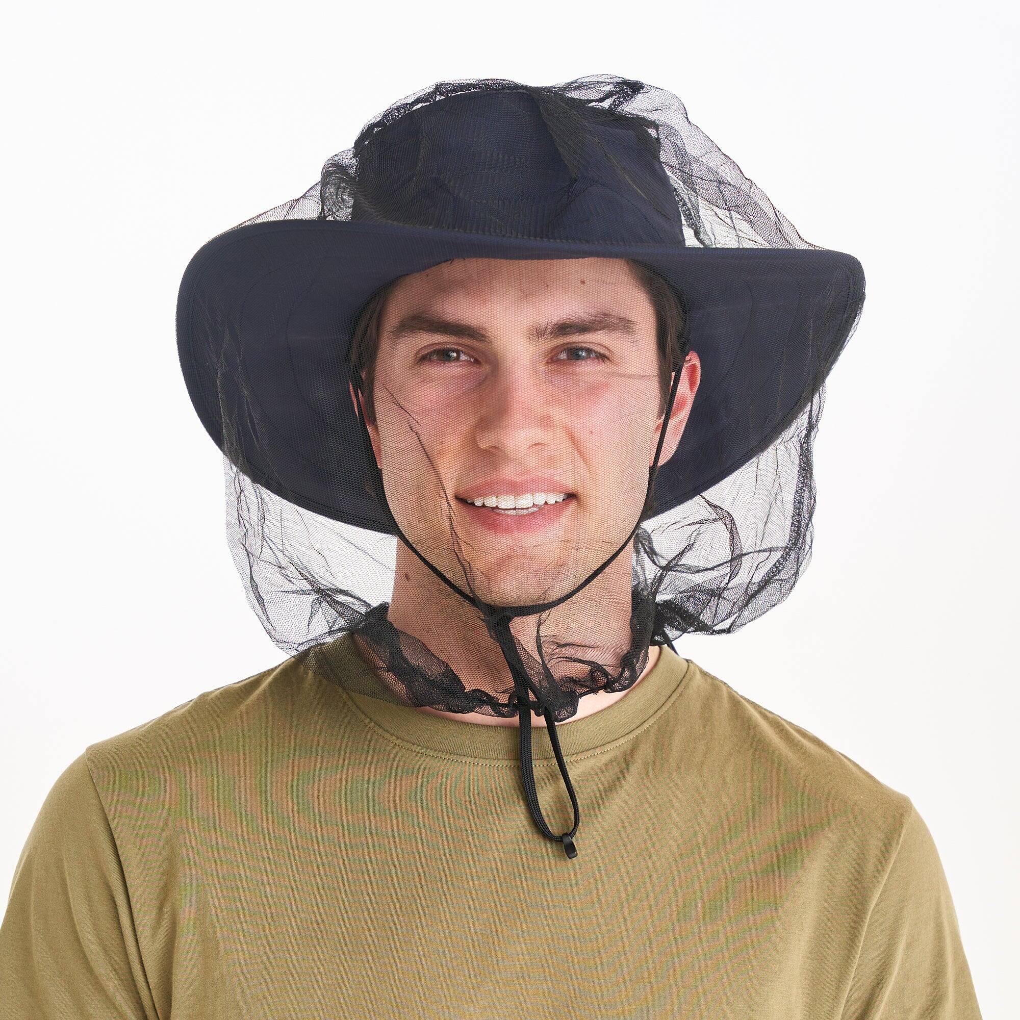 Alt View 2. Coghlan’s - Coghlan's Compact Head Net Lightweight w/ Storage Pouch, Mesh 220 Holes - Black.