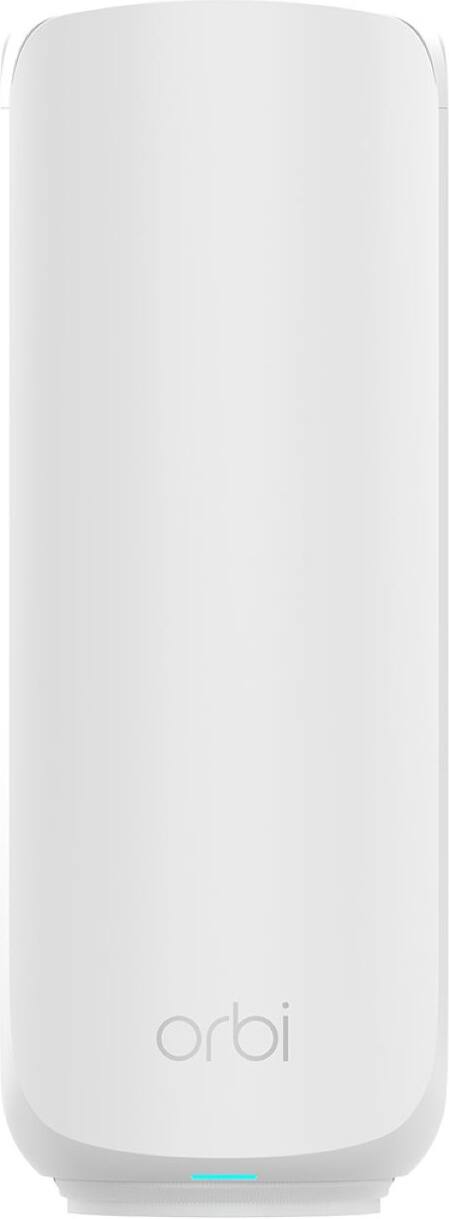 Front. NETGEAR - NETGEAR Orbi 370 Series WiFi 7 Mesh System, 5 Gbps, Add-on Satellite - White.