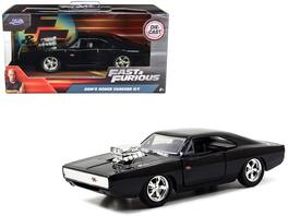 Dom's Dodge Charger R/T "Fast & Furious 7" (2015) Movie 1/32 Diecast Model Car by Jada - Black
