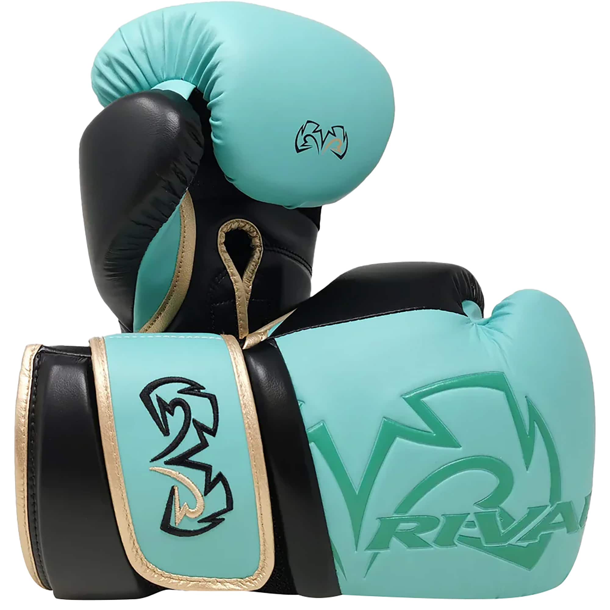RIVAL - Boxing RB80 Impulse Hook and Loop Bag Gloves - Aqua
