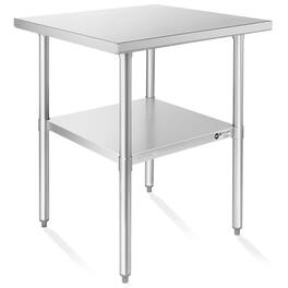 KUTLER - NSF Commercial Stainless Steel Table for Kitchen Prep and Work - Silver