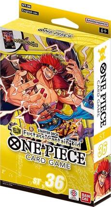ST-36 English ver. BANDAI NAMCO ONE PIECE CARD GAME 6+ 6 ONEPIECE PIECE 8 OP-16 Pack! 000 CARD ONE GAME PIECE YELLON STARTER DECK Fustass" ST ONE Captain "Kid PIECE 36 CARD GAME F ST 36 BAN DAI