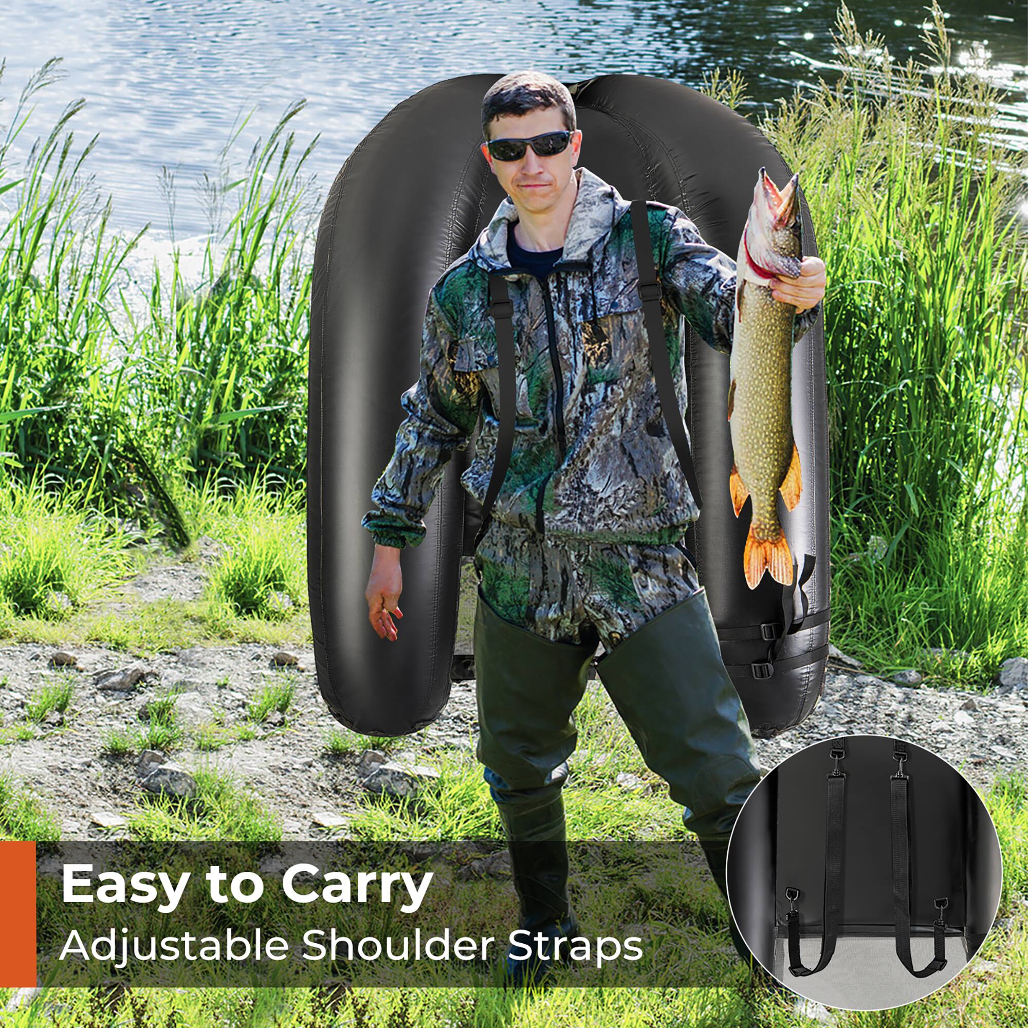 Easy to Carry  
Adjustable Shoulder Straps